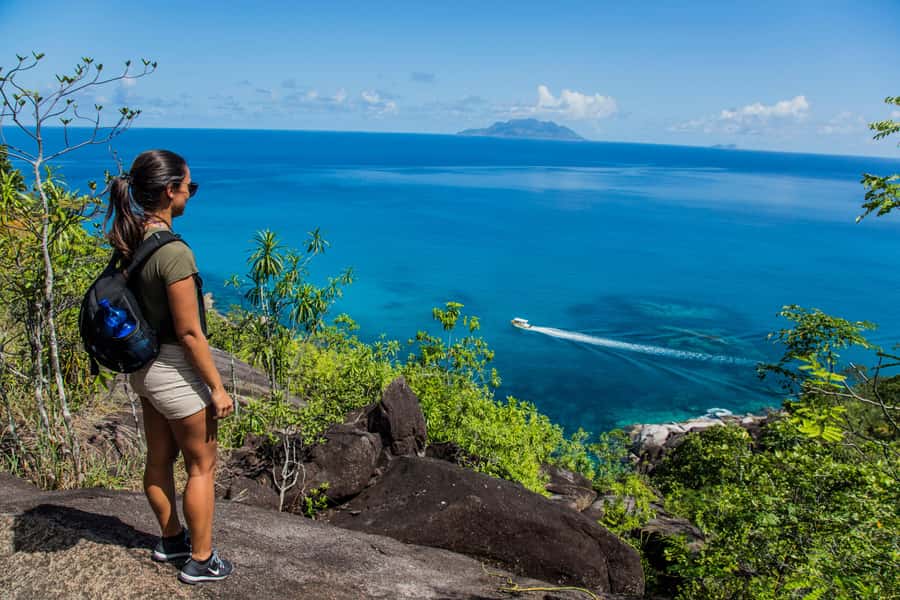 From Mahe: Guided Nature Trail Walk to Anse Major Beach - Ile du Nord and Silhouette Island, how to spot them without squinting for an hour