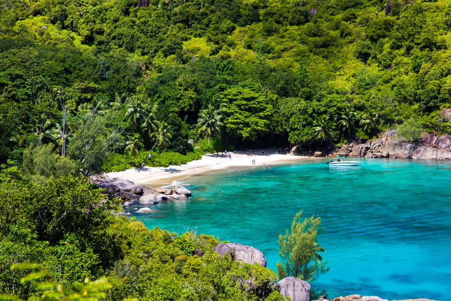 From Mahe: Guided Nature Trail Walk to Anse Major Beach - Arriving at Anse Major, giant boulders and strong ocean sound