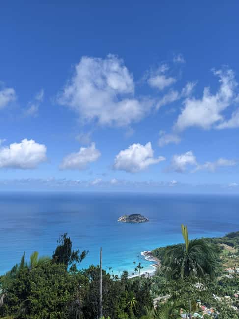 Jungle Adventure Hike:Climb, Waterfall, Discover Seychelles! - The mountain climb to the south-coast viewpoint